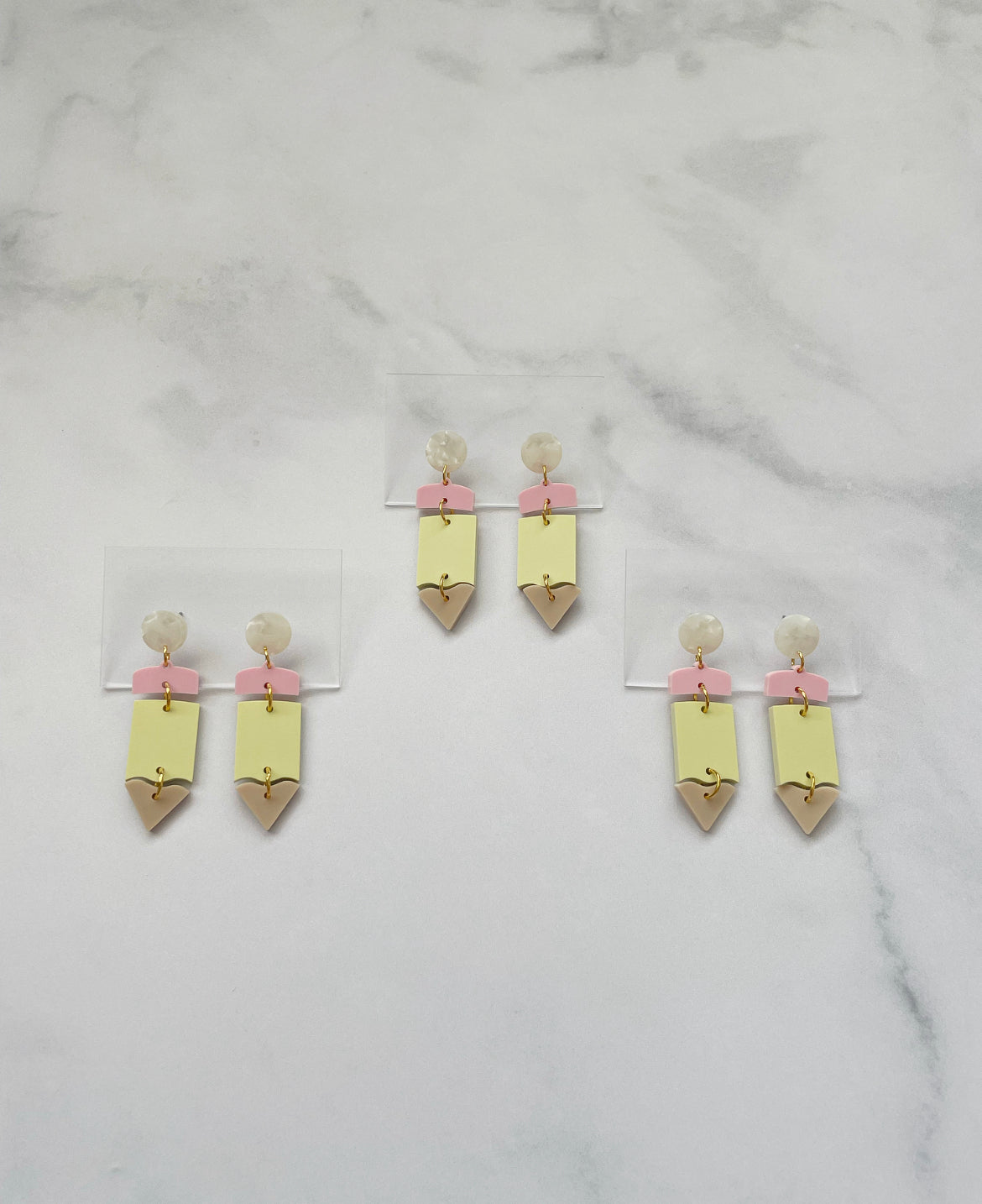 Pencil earrings