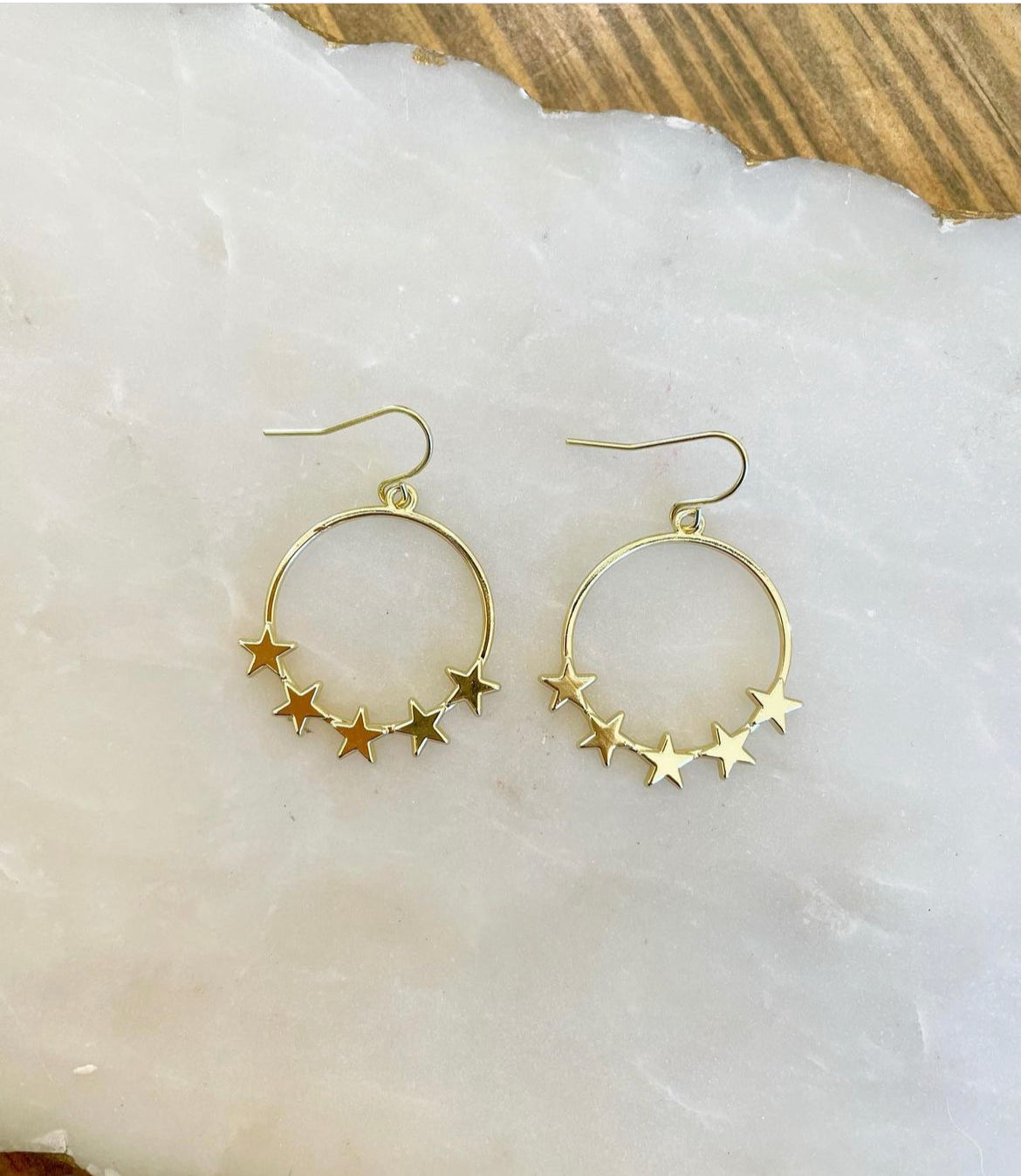Star earrings