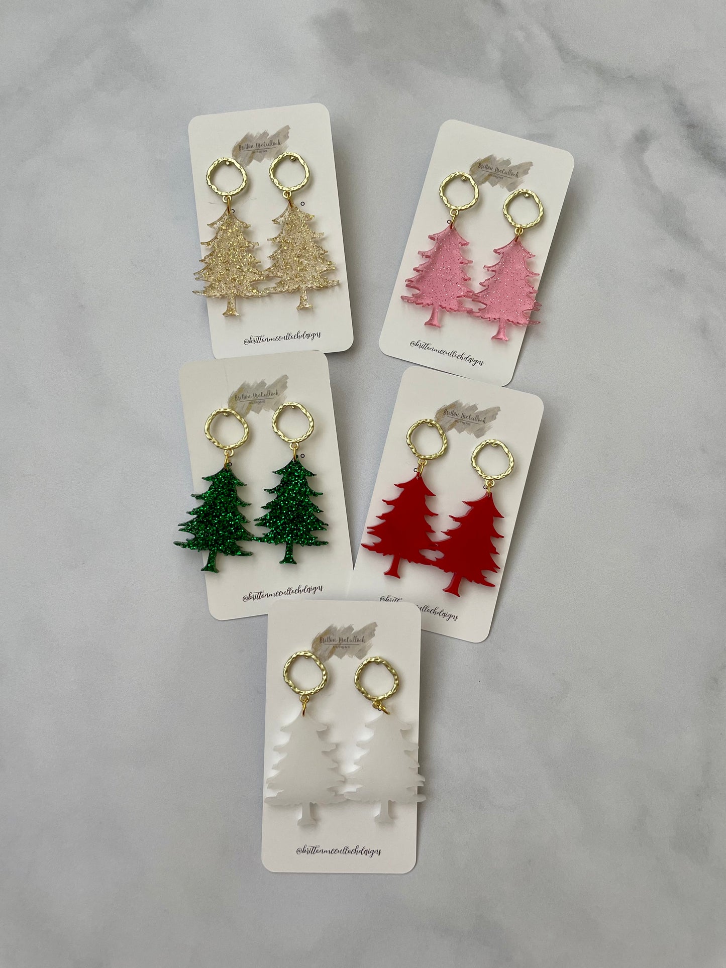 Glitter trees