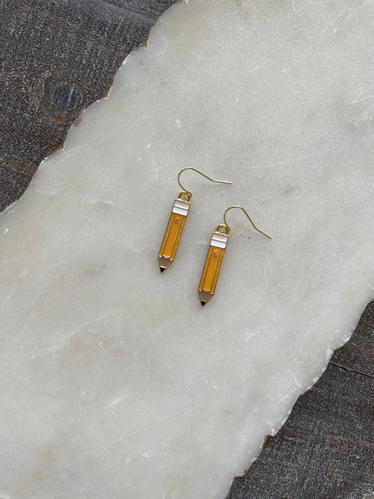 Pencil earrings