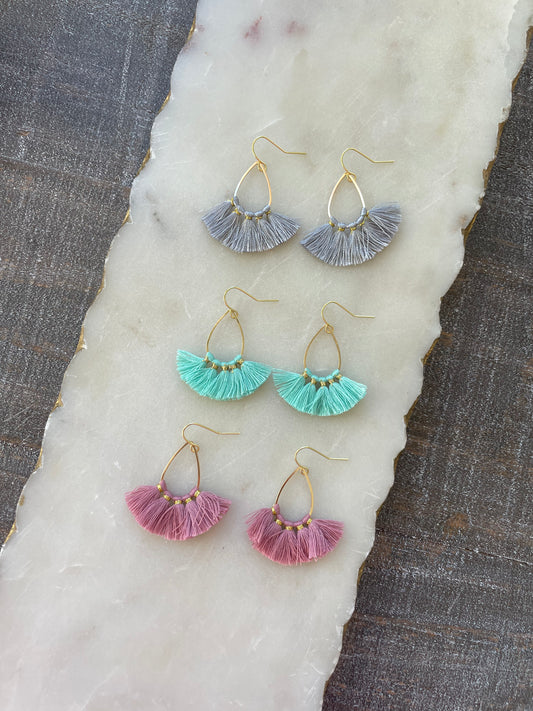 Fringe earrings