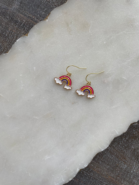 Rainbow earrings